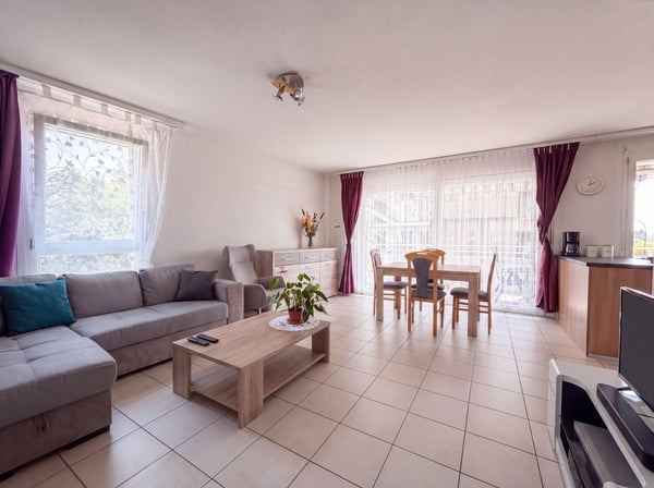 Appartement à vendre à Lausanne - 3 pièces 75 m² avec 2 salles d'eau, un grand balcon et un parking intérieure 1