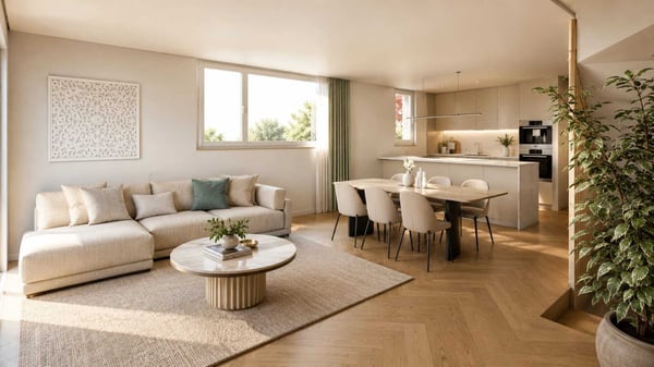 maison jumelée quartier résidentiel