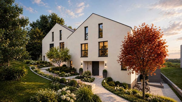 maison jumelée quartier résidentiel 7