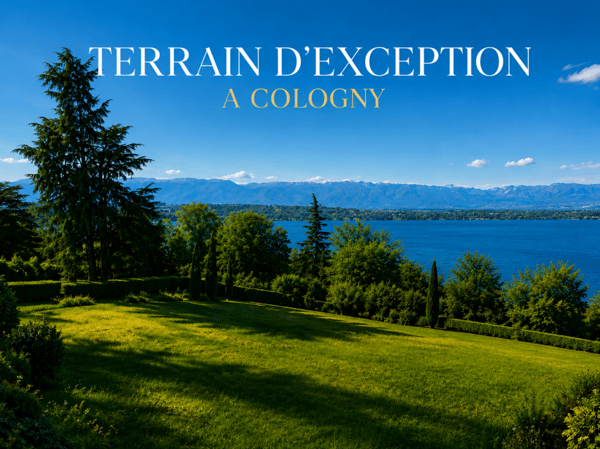 Terrains avec vue lac à Cologny 8