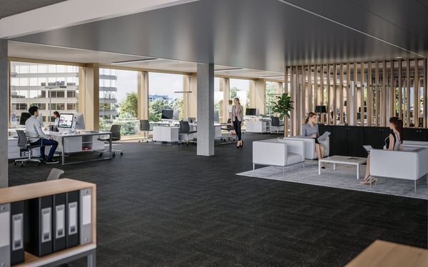 A green working environment designed for encounters and Synergies 8
