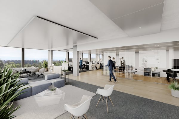 A green working environment designed for encounters and Synergies 9