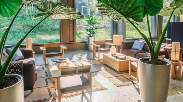 A green working environment designed for encounters and Synergies 10