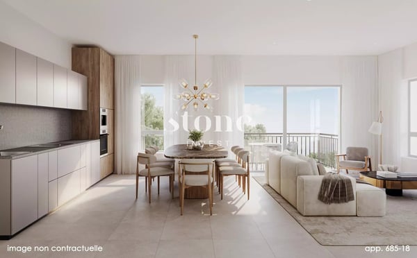 Superbe attique traversant avec terrasse de 60m2