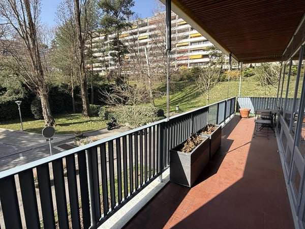 Magnifique appartement lumineux meublé récemment rénové de 58 m3 et 34 m3 de terrasse avec vue dégagée sur le parc 1