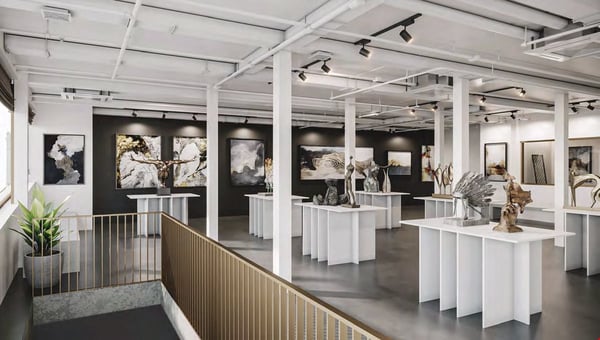 Grande arcade au centre-ville dans immeuble neuf 2