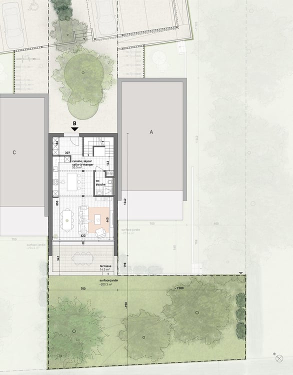 Dernière villa! 3 HABITATIONS GROUPEES THPE/2000W - Vente sur plan 10