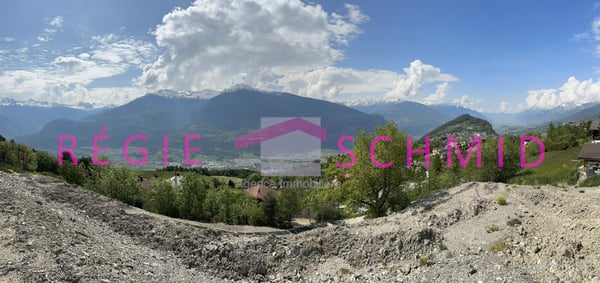 Superbe terrain à bâtir avec vue panoramique à Lens 1