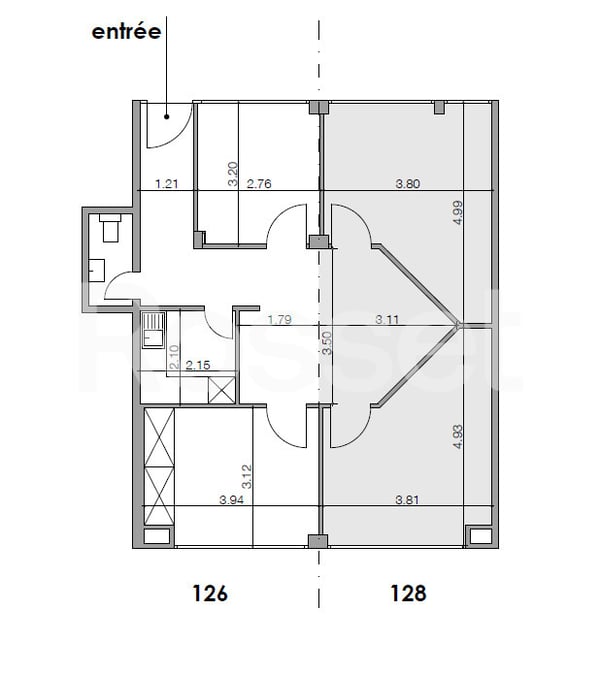 Arcade d'env. 81 m² au rez-de-chaussée 6