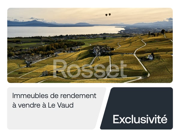 Exclusivité - 4 immeubles résidentiels - rendement de 5% - Le Vaud 2