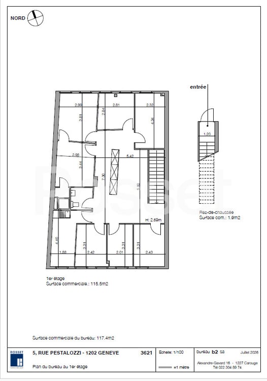 Bureaux d'env. 113 m² au 1er étage 5