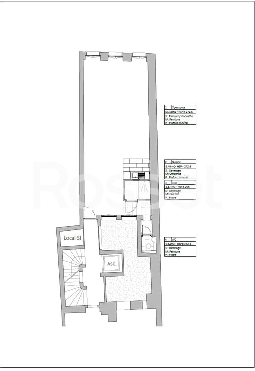 Local commercial d'env. 74 m² au 2ème étage 5