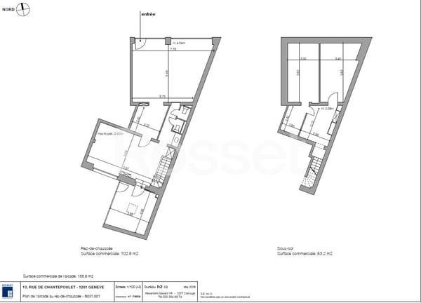 Arcade d'env. 155 m² au rez-de-chaussée 4
