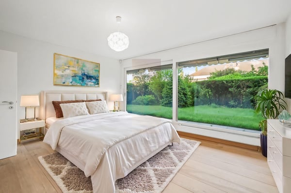 Exceptionnel 6.5 pièces en duplex avec jardin à Champel 7