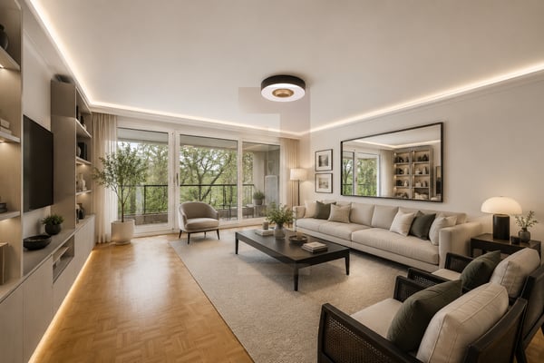 Prestigieux appartement traversant à Champel 2