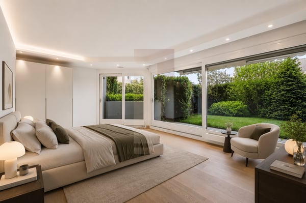 Exceptionnel 6.5 pièces en duplex avec jardin à Champel 8