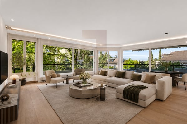 Exceptionnel 6.5 pièces en duplex avec jardin à Champel 1