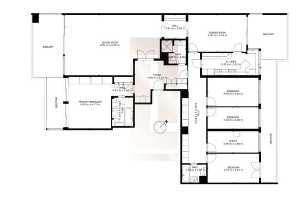 Prestigieux appartement traversant à Champel 12