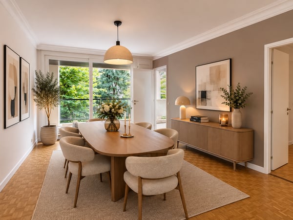 Prestigieux appartement traversant à Champel 2