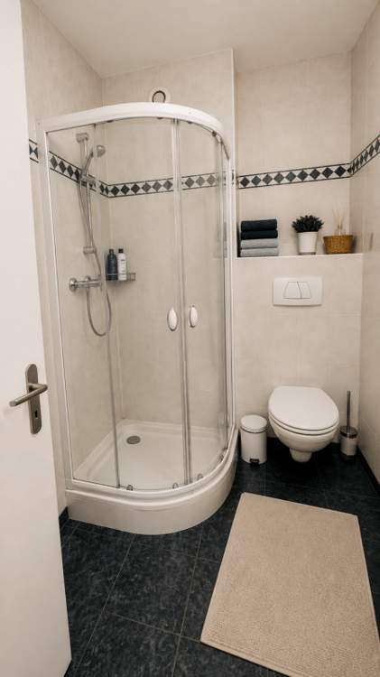 Spacieux attique de 5 pièces avec balcon, garage box et grande cave 12