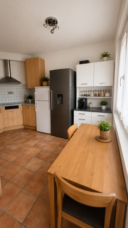 Spacieux attique de 5 pièces avec balcon, garage box et grande cave