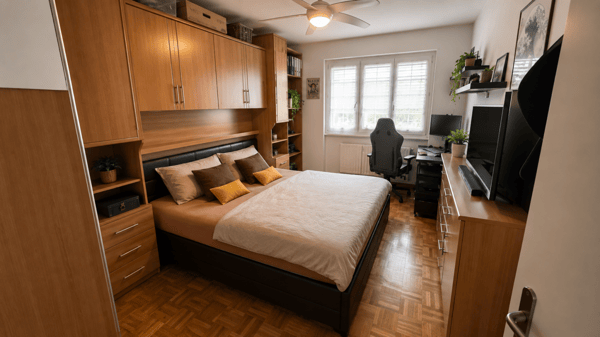 Spacieux attique de 5 pièces avec balcon, garage box et grande cave 10