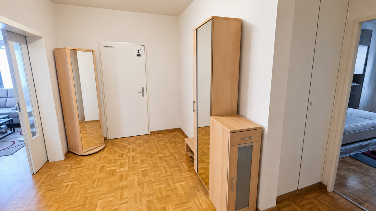 Spacieux attique de 5 pièces avec balcon, garage box et grande cave