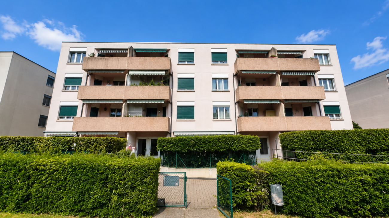 Spacieux attique de 5 pièces avec balcon, garage box et grande cave