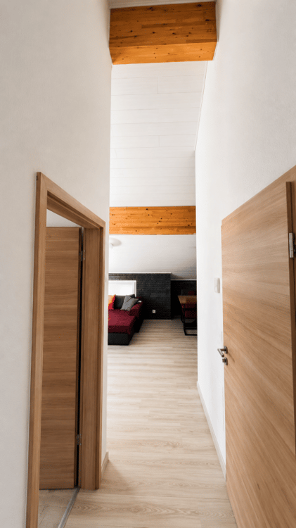 Superbe villa individuelle de 2 logements et disponible aménagé en grand studio, à proximité immédiate du centre d'Yverdon, avec spacieux jardin richement arboré et fleuri 24