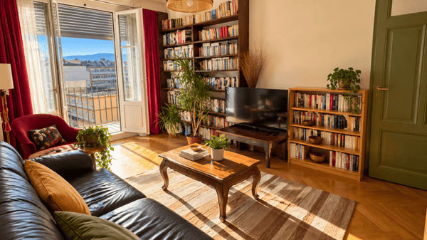 Superbe 3 pièces en attique avec 2 balcons 2