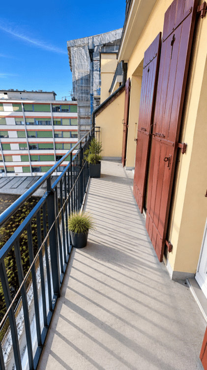 Superbe 3 pièces en attique avec 2 balcons 4