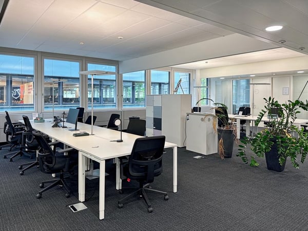 Beziehen Sie einsatzbereite Großraumbüros für 10 Personen in Regus Dammstrasse 11