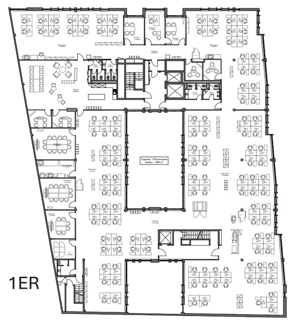 Surfaces de bureaux à louer secteur Acacias à Genève 10
