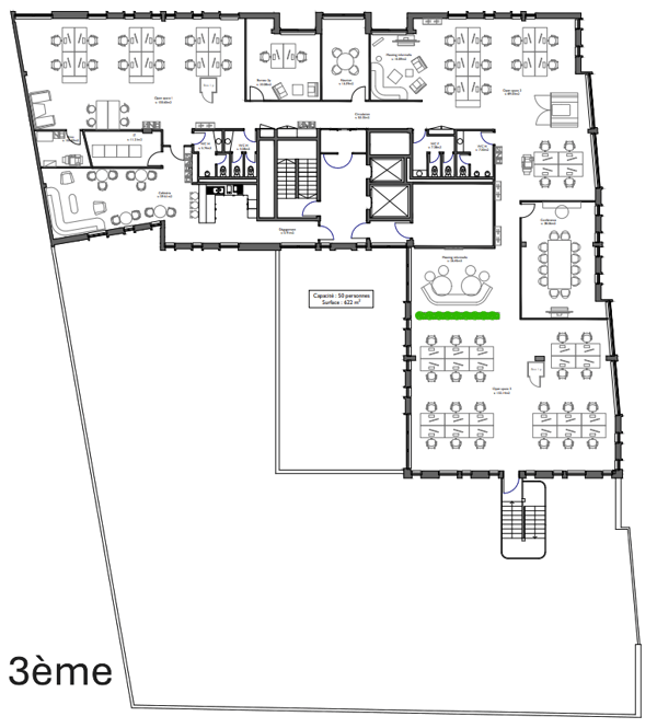 Surfaces de bureaux à louer secteur Acacias à Genève 10