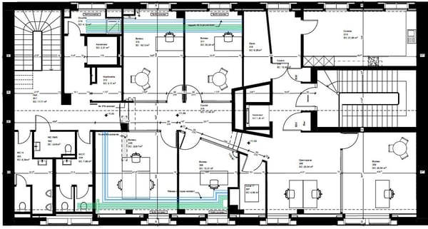 Surfaces de bureaux à louer dans le quartier des banques à Genève 12