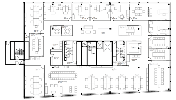 Surface mixte moderne & aménagée à louer 9