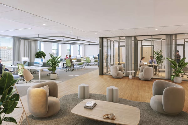 A louer au centre-ville de Genève, Gare Cornavin, immeuble de bureaux rénové 6