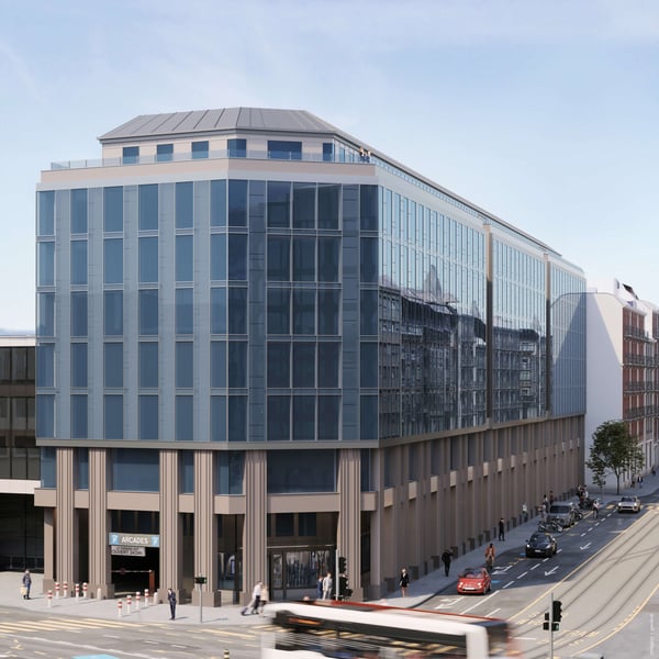 A louer au centre-ville de Genève, Gare Cornavin, immeuble de bureaux rénové 1