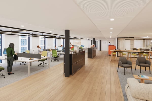 A louer au centre-ville de Genève, Gare Cornavin, immeuble de bureaux rénové 5