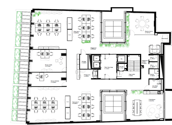 Bureaux rénovés à louer, centre-ville Genève 10