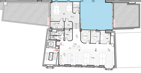 Bureaux à louer dans un immeuble emblématique du centre-ville de Genève 8