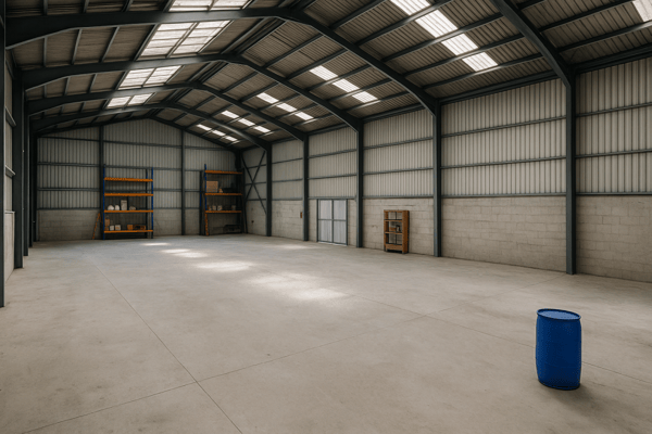 Grand terrain et halle industriels AV 2