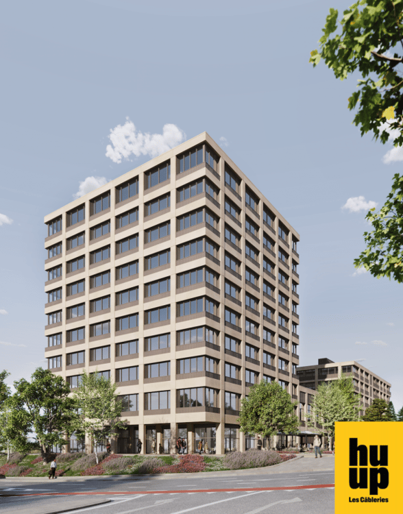 Vaudbureaux Minergie plateaux de 700 m2 divisibles dès 430 m2 au pied métro M1 et  Gare CFF 7