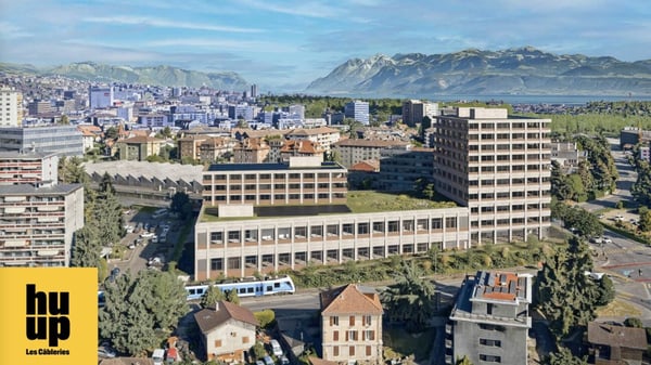 Vaudbureaux Minergie plateaux de 700 m2 divisibles dès 430 m2 au pied métro M1 et  Gare CFF 4