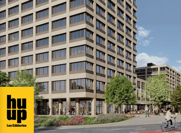 Vaudbureaux Minergie plateaux de 700 m2 divisibles dès 430 m2 au pied métro M1 et  Gare CFF 5