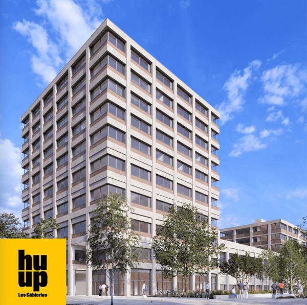 Vaudbureaux Minergie plateaux de 700 m2 divisibles dès 430 m2 au pied métro M1 et  Gare CFF 8