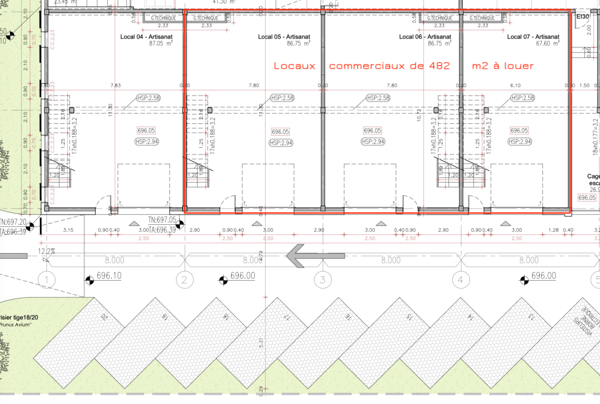 Votre nouvel espace Atelier / Production / Bureau - dès 310 m2 à 1'000 m2 grande hauteur sous plafond 3
