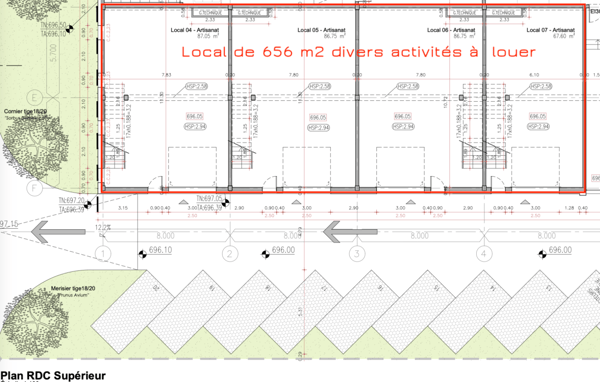 Votre nouvel espace Atelier / Production / Bureau - dès 310 m2 à 1'000 m2 grande hauteur sous plafond 2