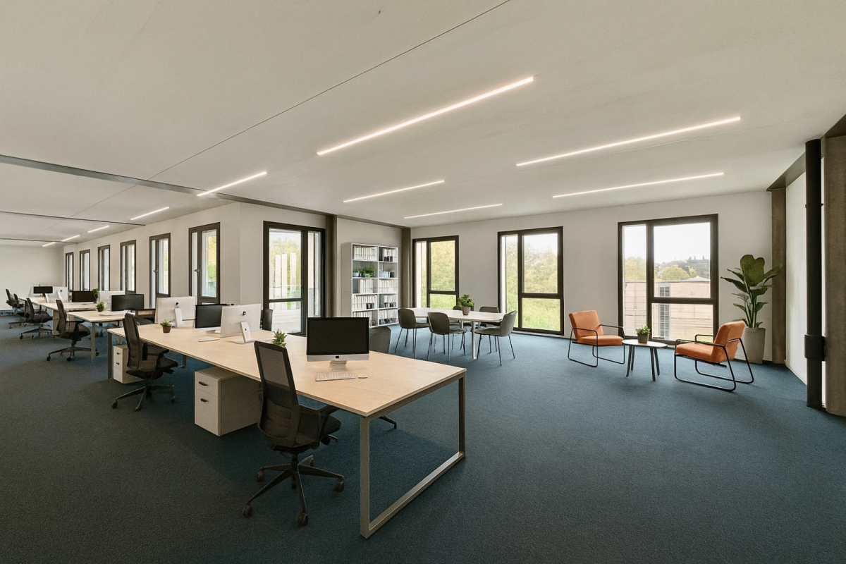 Bureaux neufs et lumineux de standing - face à la gare CFF de Bussigny !