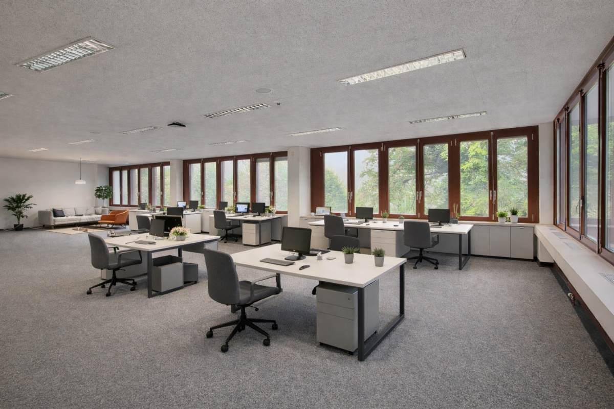 Bureaux lumineux, plug and play avec rampe d'accès !